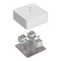 Коробка огнестойкая для кабель-канала 40-0450-FR6.0-6 Е15-Е120 RAL9003 75х75х30 (87 шт/кор) Промрукав | код 40-0450-FR6.0-6 | ПРОМРУКАВ