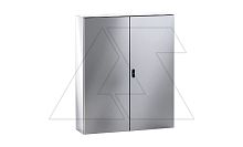 Щит моноблочный 1200x1000x300мм (ВxШxГ) с монтажной панелью, нерж.cталь, IP55 | код ECOR-101230X | ETA