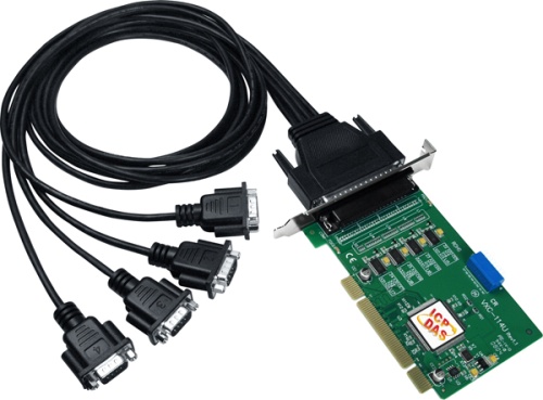 VXC-114iAU/D2 CR Universal PCI, Serial Communication Board with 4 Isolated RS-232 ports (RoHS). Includes On | код 00-06083412 | ICP DAS