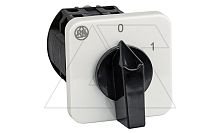 Переключатель BS 16 99 U, 5P, 20A, тип 0-1 (60°), 5NO на 1, 7.5kW(400VAC по АС-23), на дверь, фронт IP40 | код EAC610629 | Rade Koncar