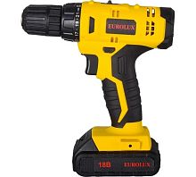 Дрель-шуруповерт аккумуляторная ДА-18/2Li Eurolux, , Шт | код 72/14/40 | EUROLUX