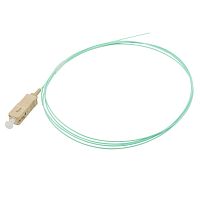 Пигтейл LANMASTER SC/PC, многомодовый OM3, 1.5 м | код LAN-PIG-SC/OM3-1.5 | LANMASTER