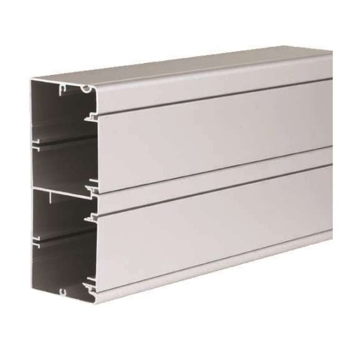 Кабель-канал K45 130х55мм две секции алюминий | код TK11102-8 | Simon