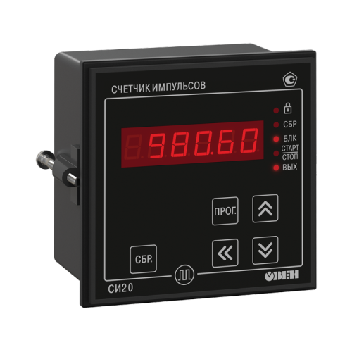 Счетчик импульсов СИ20-У.Щ1.Р | код 30307 | ОВЕН Счетчик импульсов СИ20-У.Щ1.Р | код 30307 | ОВЕН