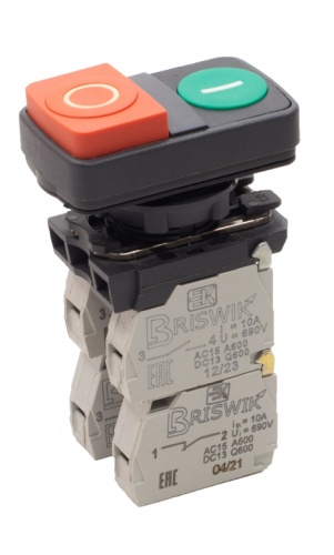 Выключатель Briswik КМЕ 9731м зел-красн IP66 УХЛ3 10А 3но+1нз | код aB-FC-6Ai-0642 | Briswik Выключатель Briswik КМЕ 9731м зел-красн IP66 УХЛ3 10А 3но+1нз | код aB-FC-6Ai-0642 | Briswik