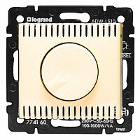 Светорегулятор поворотный VALENA CLASSIC, 1000 Вт, белый | код. 770060 | Legrand