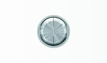 Клавиша для 2-клавишных выключателей/переключателей/кнопок, серия SKY Moon, кольцо хром 8611 CR | код 2CLA861100A1401 | ABB