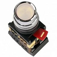 Кнопка ABLF-22 22 мм² 660/440В, IP40 белый | код. BBT10-ABLF-K08 | IEK