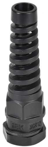 Сальник MGR 12 с гибким отводом d=3-6,5мм IP68 черный IEK | код YSA23-05-12-68-K02 | IEK