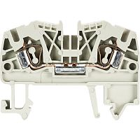 Проходная клемма, тип фиксации провода: пружинный, номинальное сечение: 2,5 мм кв., 24А, 800V, ширина: 5 мм, цвет: серый, тип монтажа: DIN 35 | код 56.703.0053.0 | Wieland