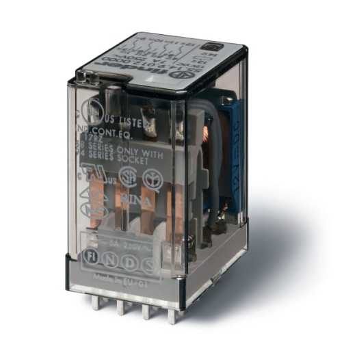 Миниатюрное универсальное электромеханическое реле, монтаж на печатную плату, 4CO 7A, контакты AgNi+Au, катушка 6В DC, влагозащита RTIII, опции: нет | код 551490065001 | FINDER Миниатюрное универсальное электромеханическое реле, монтаж на печатную плату, 4CO 7A, контакты AgNi+Au, катушка 6В DC, влагозащита RTIII, опции: нет | код 551490065001 | FINDER