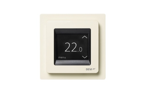 Терморегулятор reg Touch 16А сенсорный программируемый бежевый | код 140F1078 | DEVI Терморегулятор reg Touch 16А сенсорный программируемый бежевый | код 140F1078 | DEVI