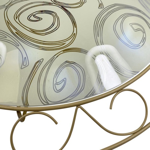 Светильник НПБ 01-3х60-161 "Фурия" 500 матов. шампань/корпус "Орнамент" беж. (инд. упак.) Элетех 1005205860 фото 3