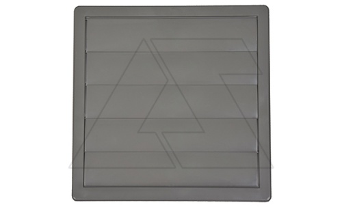 Решетка вентиляционная с жалюзи квадратная 170х170мм круглым выводом O125мм, пластик, серый | код 02-311 | airRoxy Решетка вентиляционная с жалюзи квадратная 170х170мм круглым выводом O125мм, пластик, серый | код 02-311 | airRoxy