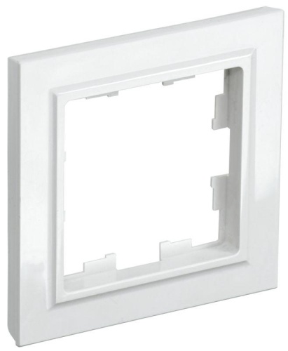 BRITE Рамка 1-местная РУ-1-БрБ белый | код BR-M12-K01 | IEK