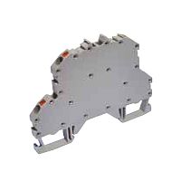 307 460, Клеммник пруж.быстрозажимной (Push in) 2-х ярусный 4мм.кв., с внутр.перемычкой, (бежевый), PYK 4-2FK | код 0.0.0.3.07460 | KLEMSAN