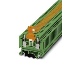 Клеммы с ножевыми размыкателями MTK-P/P GN | код 3074266 | PHOENIX CONTACT