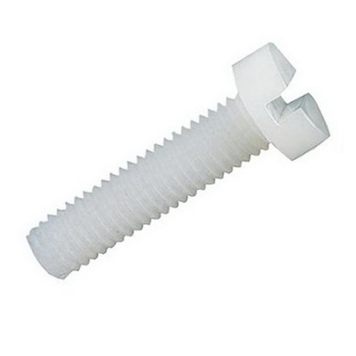 Винт пластиковый полиамидный RUICHI DIN84, М6x16 мм, PA66, белый | код 111001 | Ruichi Винт пластиковый полиамидный RUICHI DIN84, М6x16 мм, PA66, белый | код 111001 | Ruichi