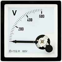 Приборы постоянного тока RUICHI Вольтметр 600В (72х72) | код 57952 | Ruichi