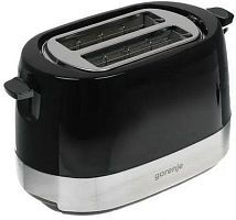Тостер Gorenje T850BK 850Вт черный/серебристый | код 342156 | GORENJE