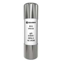 Плавкий предохранитель FС06 16A 14x51 gG ELVERT (упаковка 10шт) | код FC06g-16 | ELVERT
