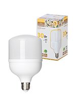 Лампа светодиодная T-30 Вт-230 В-4000 К–E27 (99x168 мм) НАРОДНАЯ | код SQ0340-1642 | TDM НАРОДНЫЙ