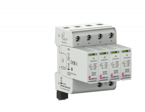 Ограничитель перенапряжения ETITEC SM T12 300/12,5 (4+0, 4p, TNC-S) RC | код 002440547 | ETI Ограничитель перенапряжения ETITEC SM T12 300/12,5 (4+0, 4p, TNC-S) RC | код 002440547 | ETI