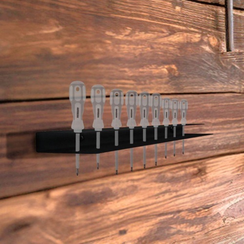 Держатель-органайзер для отверток, настенный, черный, | код 38-0649 | REXANT фото 2