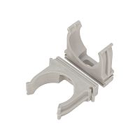 Крепеж-клипса для трубы o 32 мм серая (10 шт./уп.) REXANT | код 28-0132-4 | REXANT