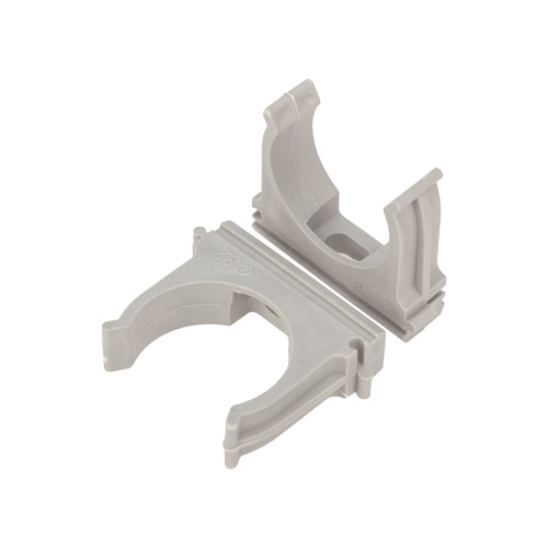 Крепеж-клипса для трубы o 32 мм серая (10 шт./уп.) REXANT | код 28-0132-4 | REXANT Крепеж-клипса для трубы o 32 мм серая (10 шт./уп.) REXANT | код 28-0132-4 | REXANT