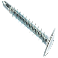 Саморез с прессшайбой 4.2х25 острый оцинкованный | код screw-MM-25o | Крепдил