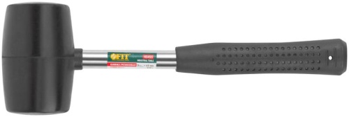 Киянка резиновая, металлическая ручка 55 мм (450 гр) | код 45455 | FIT фото 3