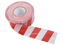 Лента оградительная 75 мм х 100 м PROconnect, цвет белый/красный | код 19-3135 | PROCONNECT