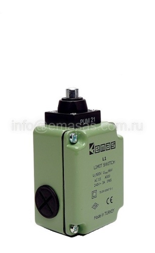 L1K23PUM211 Выключатель концевой синхроного переключения линейный 1-но направленный с пластмассовой консолью и стальным плунжером (1НО+1НЗ) | код L1K23PUM211 | EMAS L1K23PUM211 Выключатель концевой синхроного переключения линейный 1-но направленный с пластмассовой консолью и стальным плунжером (1НО+1НЗ) | код L1K23PUM211 | EMAS