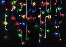 Гирлянда новогодняя светодиодная NGF-D021-01 бахрома RGBY 100 2х0.5 м IP44 TR | код 93642 | Navigator Group