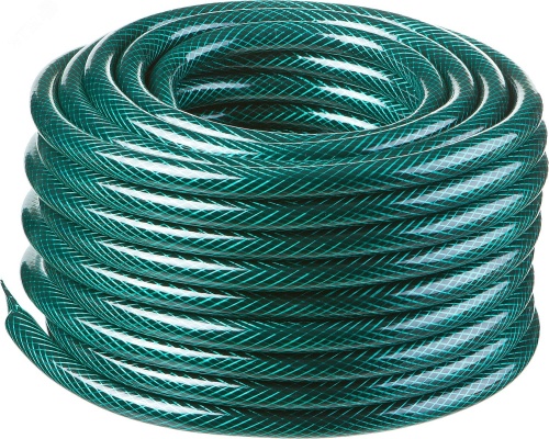 Шланг поливочный 1/2', 25 м, 15 атм, трёхслойный, армированный | код 40308-1/2-25 | РОСТОК