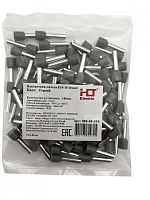 Наконечник-гильза Е10-18 16мм2 с изолированным фланцем серый HLT | код 084-04-319| HLT