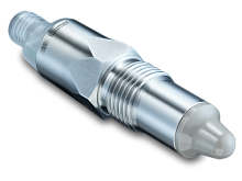 Сигнализатор уровня емкостно-частотный CleverLevel, компактное исполнение, -40 + 115 С, Pmax=10 bar, 8-36 VDC, IP67/IP69K, выходы: 2xPNP + I/O Link, разъем М12Х4 pin, нерж. сталь, соединение G 1/2 гигиеническое исполнение, нерж. сталь 316L | код LBF