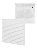 Решетка металл. усиленная 450х450, белая, с покрытием полимерной эмалью, TDM | код SQ1807-0739 | TDM