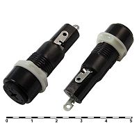 Держатель предохранителя RUICHI ZH260, 5х20 мм, на панель | код 82116 | Ruichi