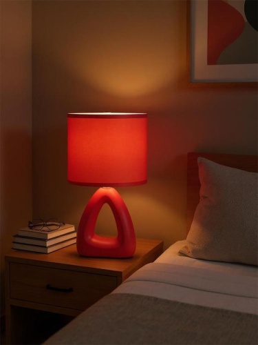 Светильник настольный JH2-01-og E14 IP20 170х100х300мм керамика; ткань; PVC-пластик оранж. JazzWay 5062290 фото 8 Светильник настольный JH2-01-og E14 IP20 170х100х300мм керамика; ткань; PVC-пластик оранж. JazzWay 5062290 фото 8