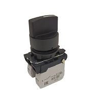 Переключатель КПЕ2111Р-черный-1но+1нз-ручка-фикс-3поз-IP40-КЭАЗ | код 354418 | КЭАЗ