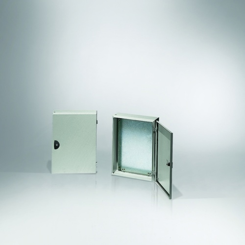Коробка распределительная стальная 400х300х120 (ВхШхГ) с дверью, RAL7035, IP55 | код SDP3412 | ETA Коробка распределительная стальная 400х300х120 (ВхШхГ) с дверью, RAL7035, IP55 | код SDP3412 | ETA