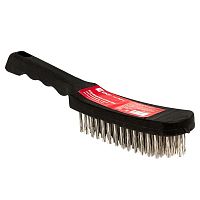 Кордщетка стальная, пластиковая ручка, 5 рядная EKF Expert | код wbs-pl-5-exp | EKF