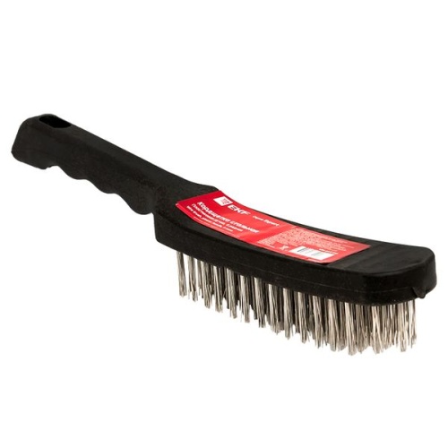 Кордщетка стальная, пластиковая ручка, 5 рядная EKF Expert | код wbs-pl-5-exp | EKF