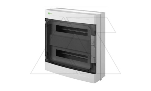 Щит навесной EP-LUX 2x18M, N/PE 3x 8x16+6x10mm2, дымчатая пласт. дверь, светло-серый RAL7035, 430x410x151mm, IP65 | код 1962-01 | Elektro-plast Nasielsk Щит навесной EP-LUX 2x18M, N/PE 3x 8x16+6x10mm2, дымчатая пласт. дверь, светло-серый RAL7035, 430x410x151mm, IP65 | код 1962-01 | Elektro-plast Nasielsk