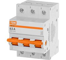 Выключатель нагрузки (мини-рубильник) ВН-32 3P 63A Home Use TDM | код SQ0211-0127 | TDM