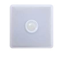 Светильник светодиодный СПБ-2Д-КВАДРАТ 5Вт 230В 4000К 400лм 140мм c датчиком движения белый LLT | код 4690612014043 | LLT