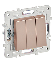 SKANDY Выключ. 3-кл. 10А SK-V11Sa песоч. IEK | код SK-V30-0-10-K98 | IEK