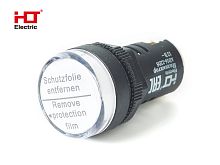 Лампа AD16-22DS(LED)матрица d22мм белый 12В IP40 HLT | код 085-06-05 | HLT
